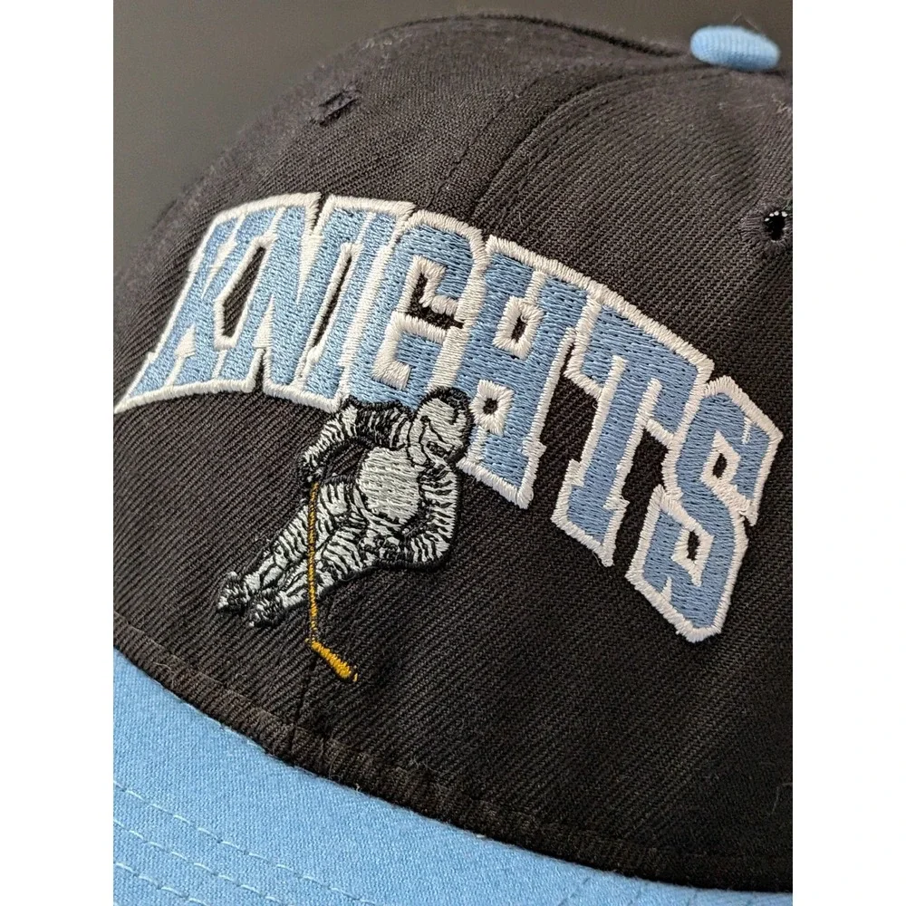 Vintage 1990s Atlanta Knights Hockey Hat IHL Minor‎ League Fitted 6 7/8 DeLong
